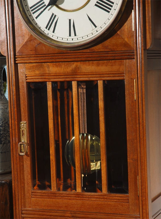 Ansonia Tall Case Clock In Good Condition For Sale In Culver City, CA