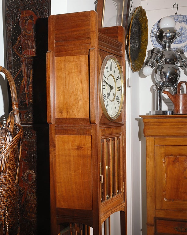 20th Century Ansonia Tall Case Clock For Sale