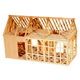 Architectural Model of a Barn