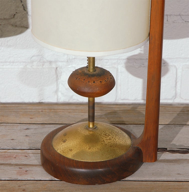 Mid-20th Century Pair of Modeline Table Lamps