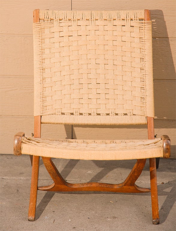 Mid-20th Century Hans Wegner style Folding Chair