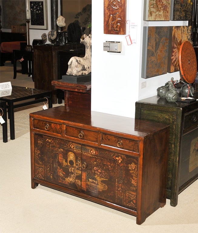 Painted Low Chest from China