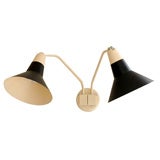 Black and Beige Vintage Wall Sconces