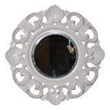 Carved Shell Motif Mirror