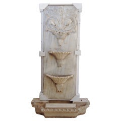 White Carrara Marble Fountain 7