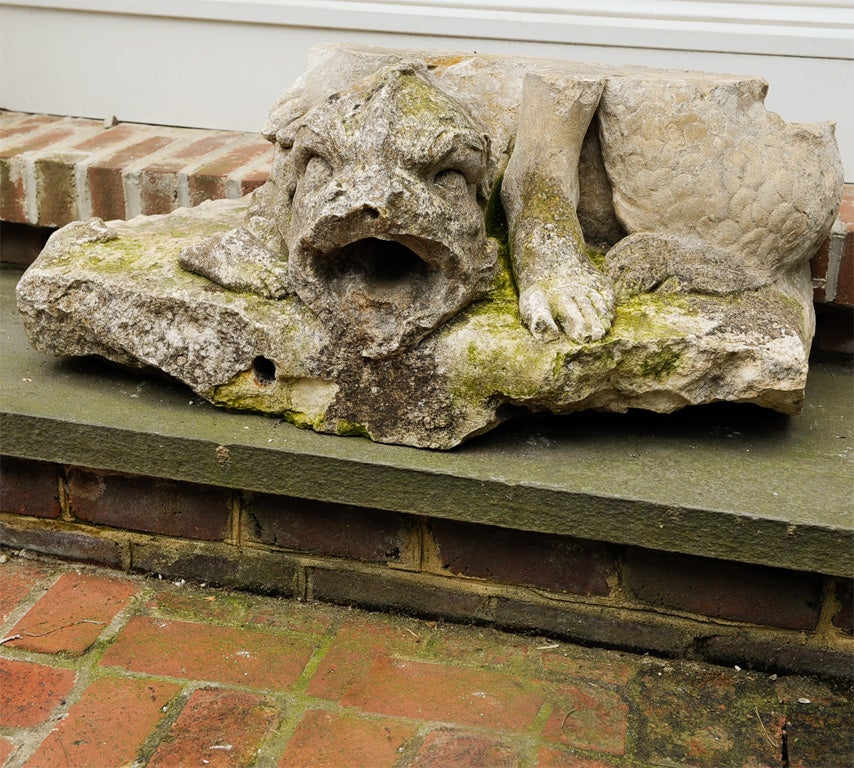 Carved  Stone Architectural  Fragment