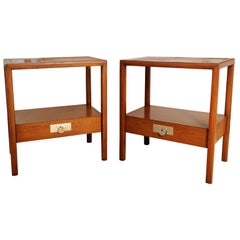 Pair of Michael Taylor Night stands for Baker