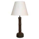 Painted Bamboo Lamp