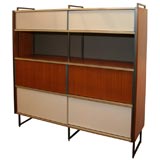 Tall Sliding Door Cabinet by George Frydman