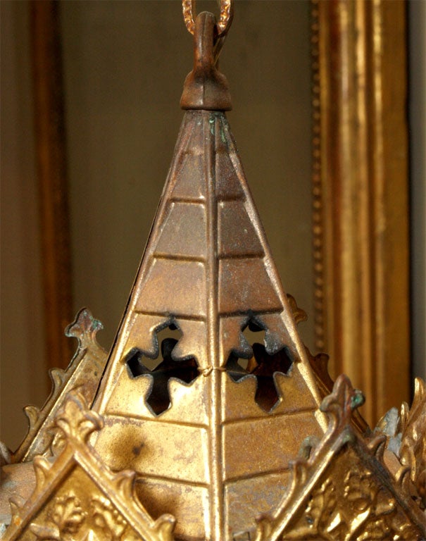 18th C  Italian Processional Lamp In Good Condition For Sale In New Orleans, LA