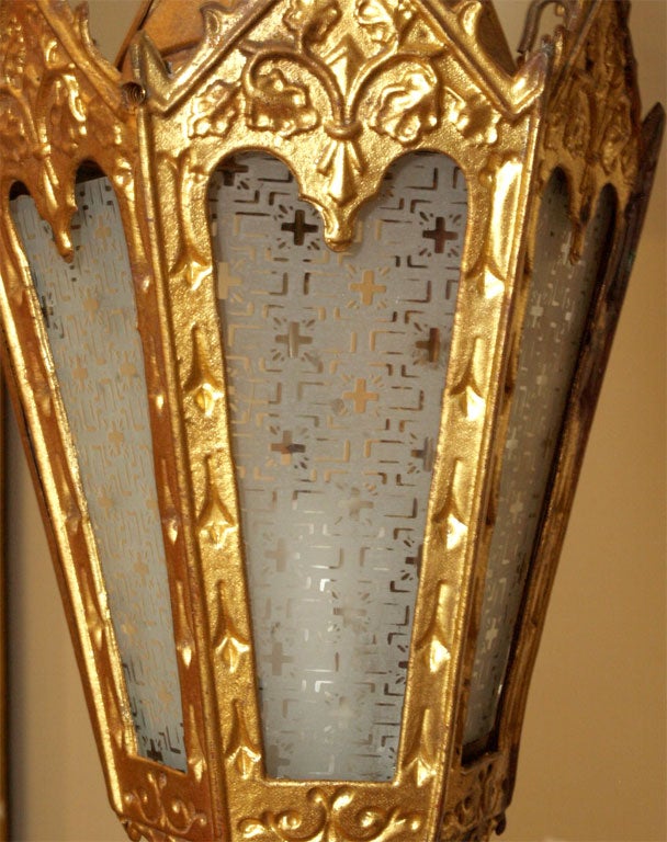 18th C  Italian Processional Lamp For Sale 1