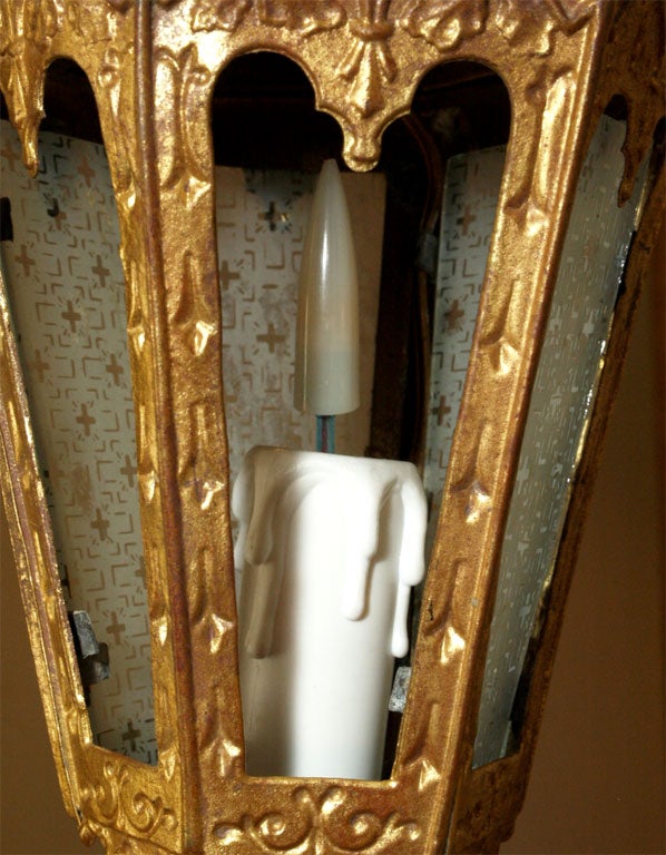 18th C  Italian Processional Lamp For Sale 3
