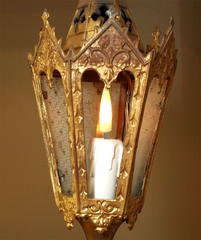 18th C  Italian Processional Lamp For Sale 4