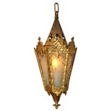 Antique 18th C  Italian Processional Lamp