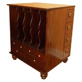 Antique English Georgian music cabinet