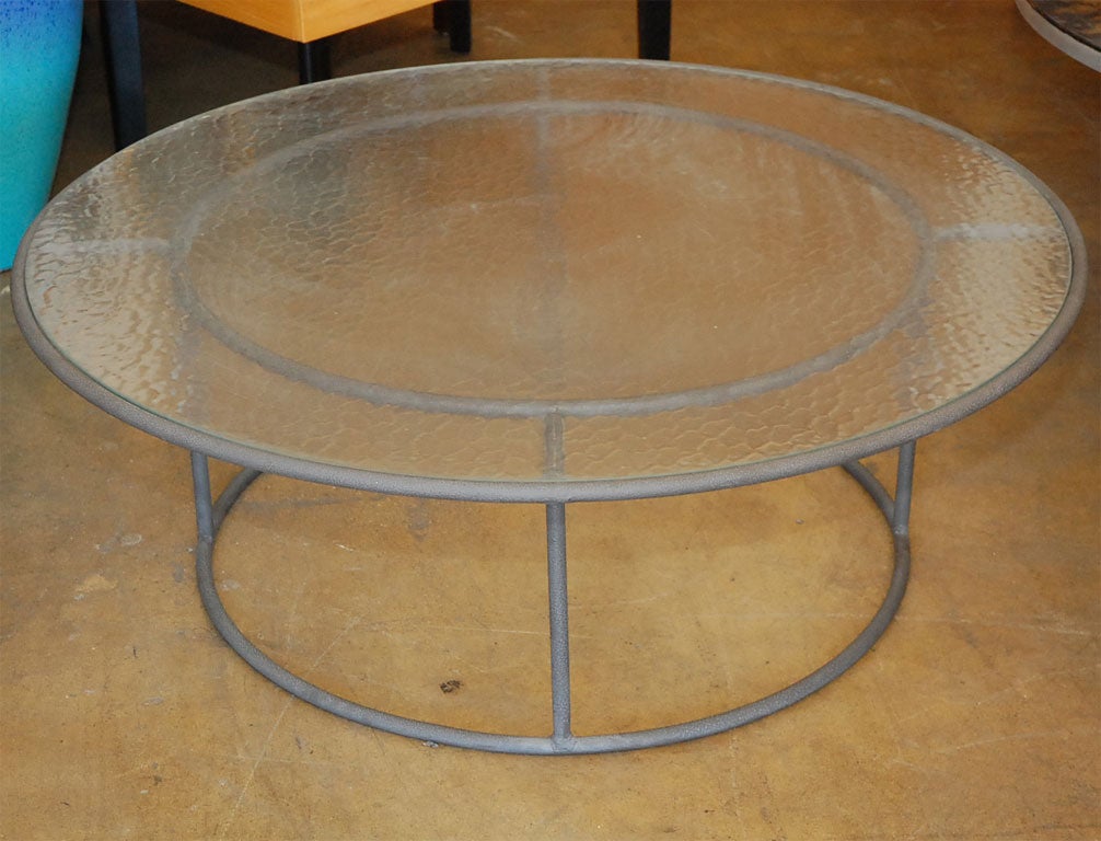 Walter Lamb outdoor bronze coffee/cocktail table
