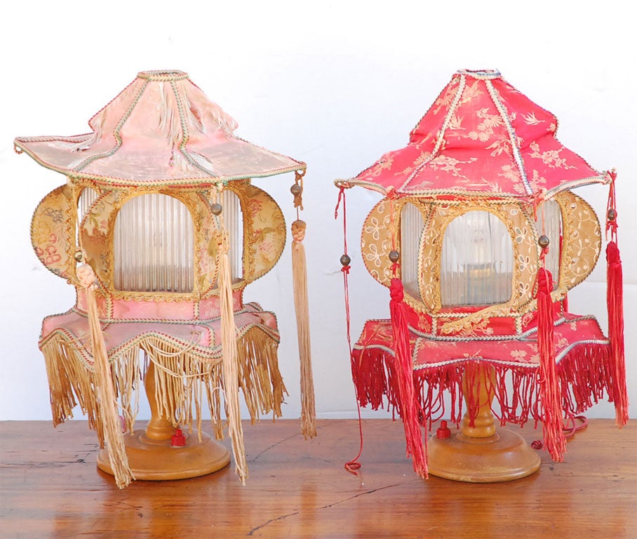 2 Antique chinese lanterns
