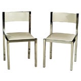 Pair of Vintage Chrome Chairs