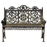 American Cast-iron Bench