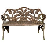 Antique Fern Bench