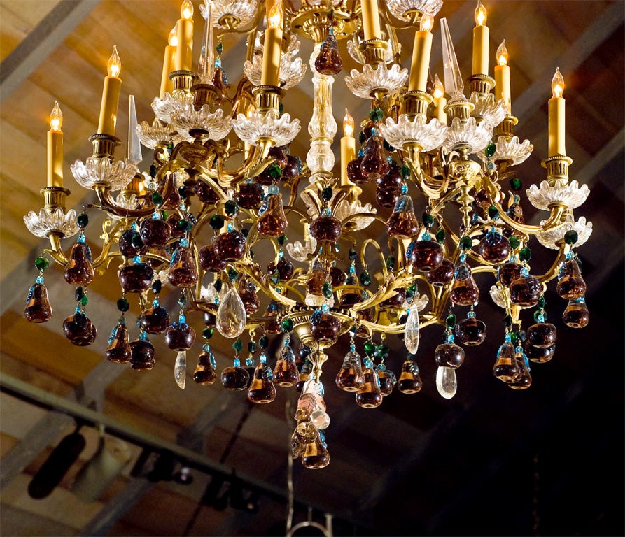 Grand Scale French Crystal Chandelier 1