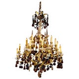 Grand Scale French Crystal Chandelier