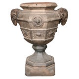 English Arts and Crafts stoneware urn
