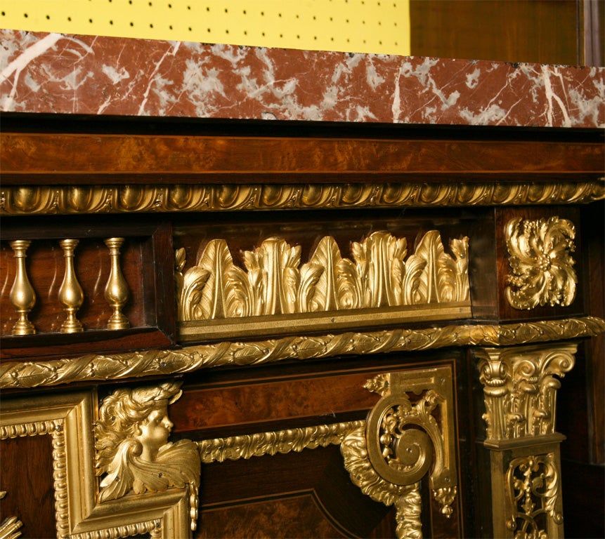 19th Century Louis XVI Marble-Top Cabinet Attributed to Joseph-Emmanuel Zwiener For Sale 2
