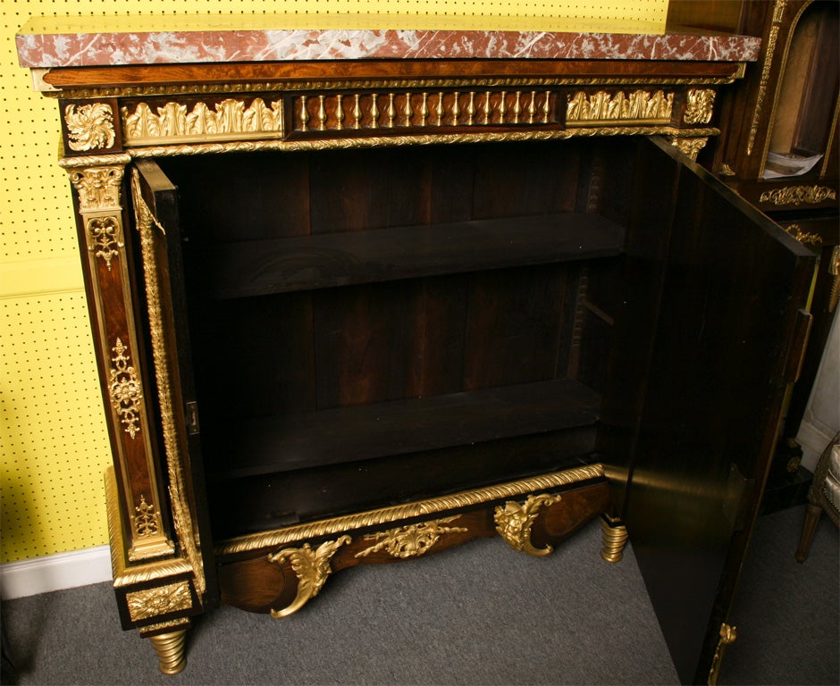 19th Century Louis XVI Marble-Top Cabinet Attributed to Joseph-Emmanuel Zwiener For Sale 3