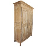French Bleached Oak Armoire