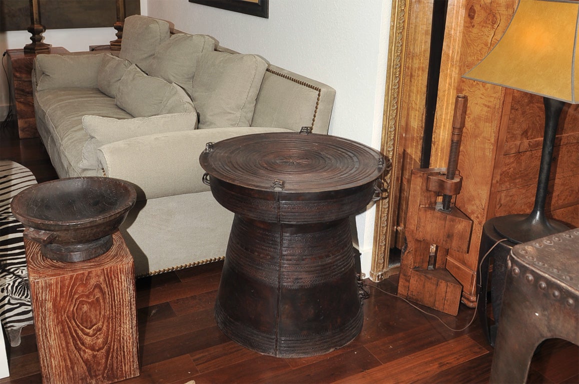 Traditional Style Thai Rain Drum (Ref# BR2828)