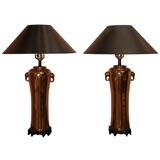 Pair of Gold Lamps