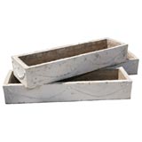 3 Cast Concrete Planters