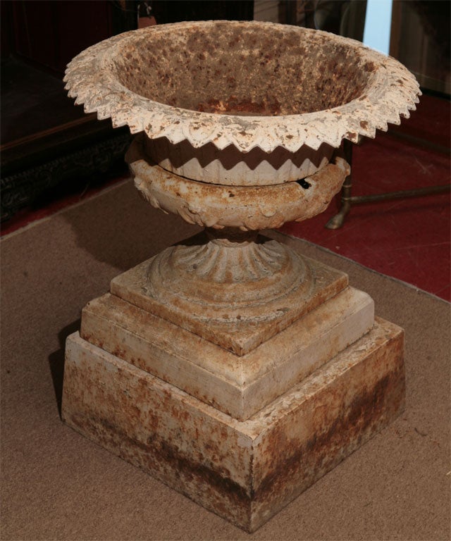 19th Century Antique Iron Urn