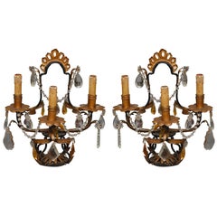 Antique Pair of Italian Girandoles