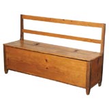 Country Bench with Box Seat