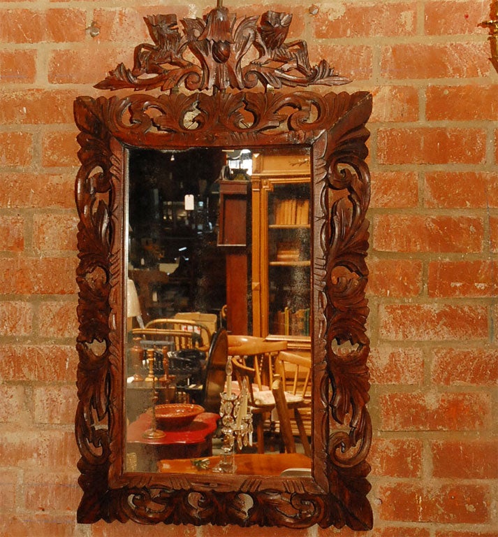 Carved Frame with Mirror For Sale at 1stDibs