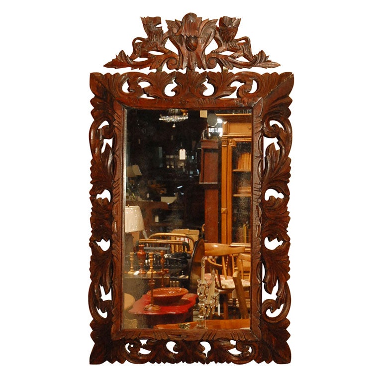 Carved Frame with Mirror For Sale at 1stdibs