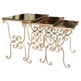 Set of Mirrored Nesting Tables
