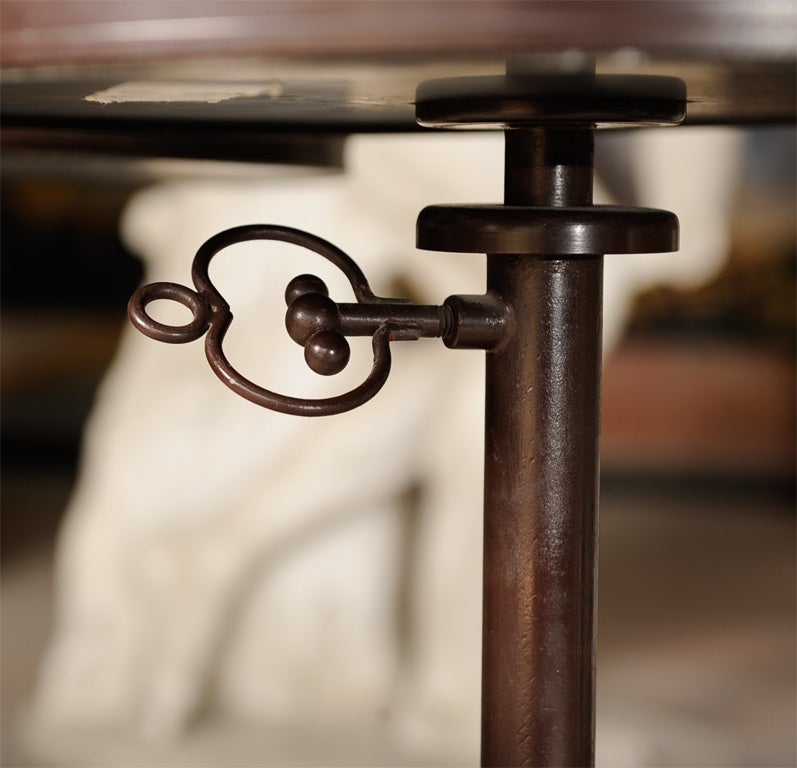 Pair of Iron Gueridon Tables, Ball and Claw Feet 3
