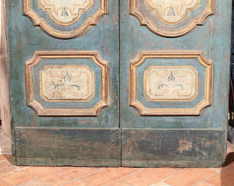 Pair Italian Chinoiserie Doors 1