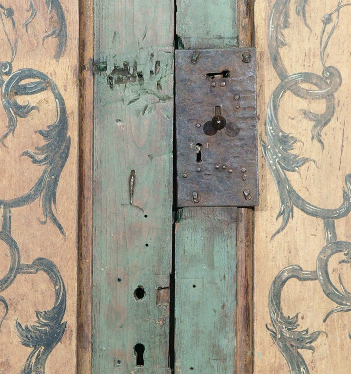 Pair Italian Chinoiserie Doors 3