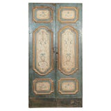 Pair Italian Chinoiserie Doors