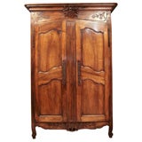 18th Century French Walnut Provençale Armoire