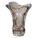 Large French Signed Daum Vase