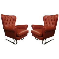 Pair of French 1960s Armchairs