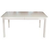 1960s  White Lacquered Dining Table