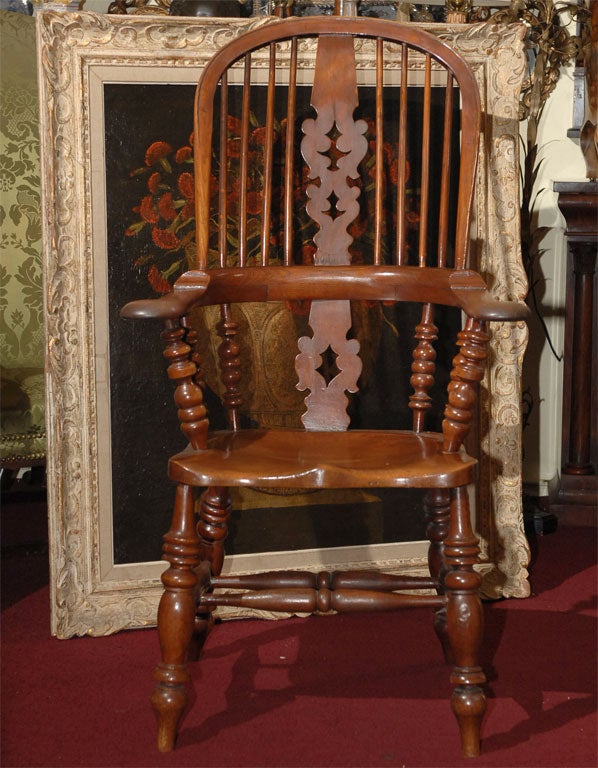 Large English Bow-back Windsor Chair 1