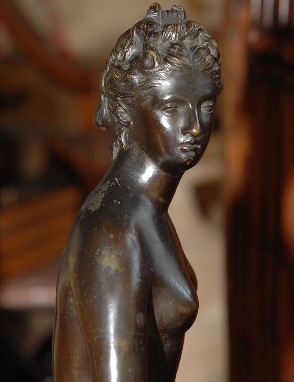 19th Century Bronze Sculpture of Diana In Good Condition In San Francisco, CA