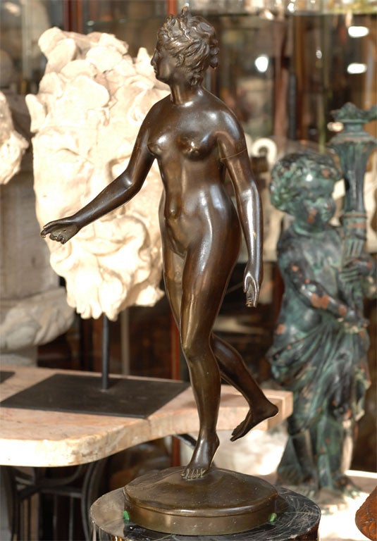 19th Century Bronze Sculpture of Diana 4